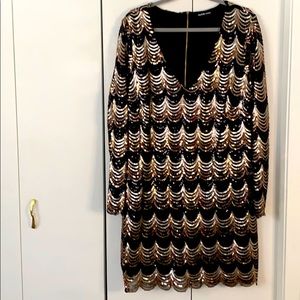 Charlotte Russe Plus Sequin Shift Dress